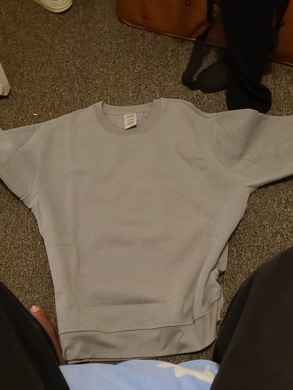 Kids Crewneck Sweatshirt - Light Gray